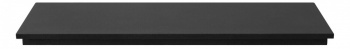 1 Piece Honed Black Granite Hearth